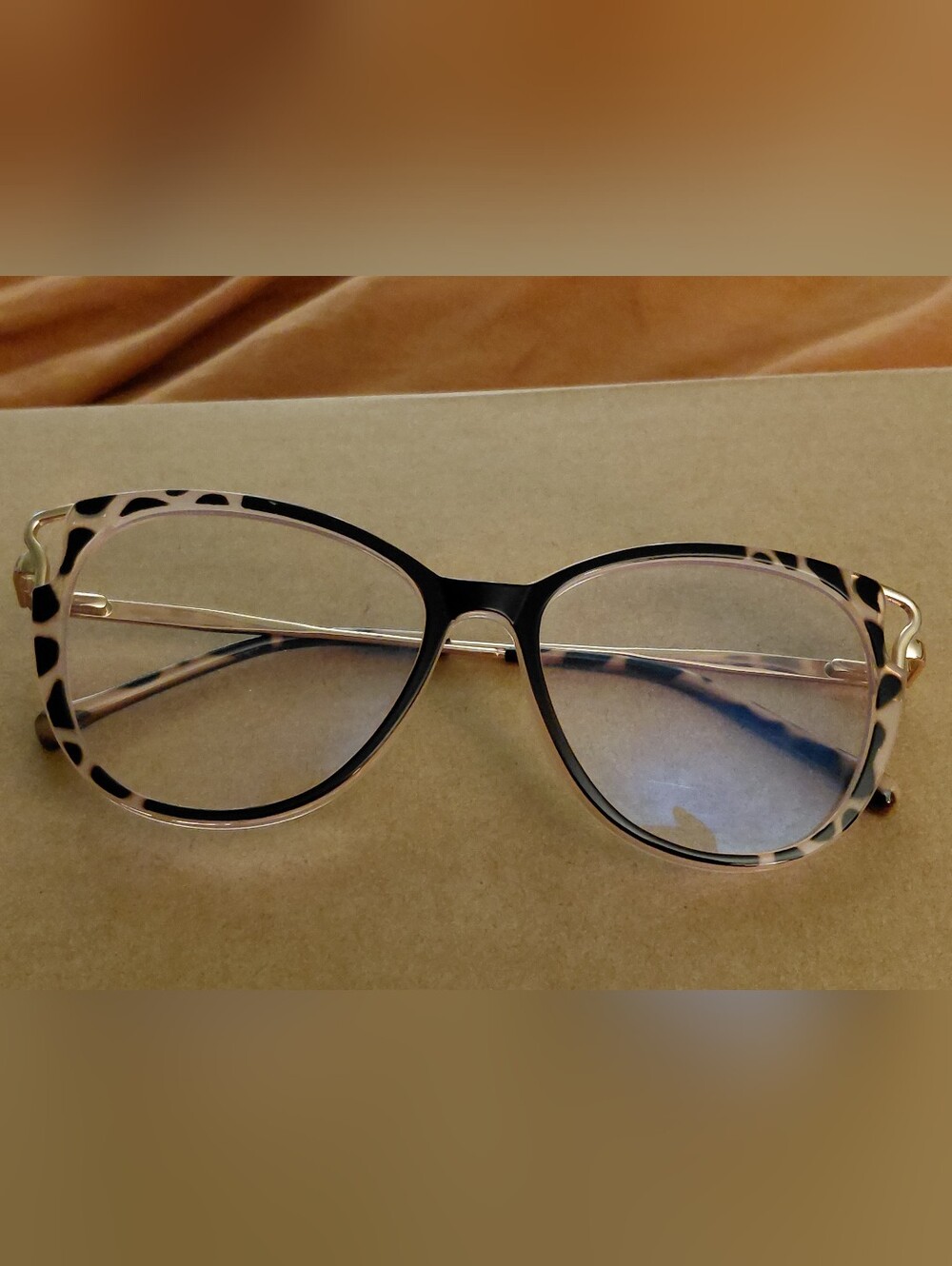 Cat eye leopard Translucent Women's Firmoo reading Glasses